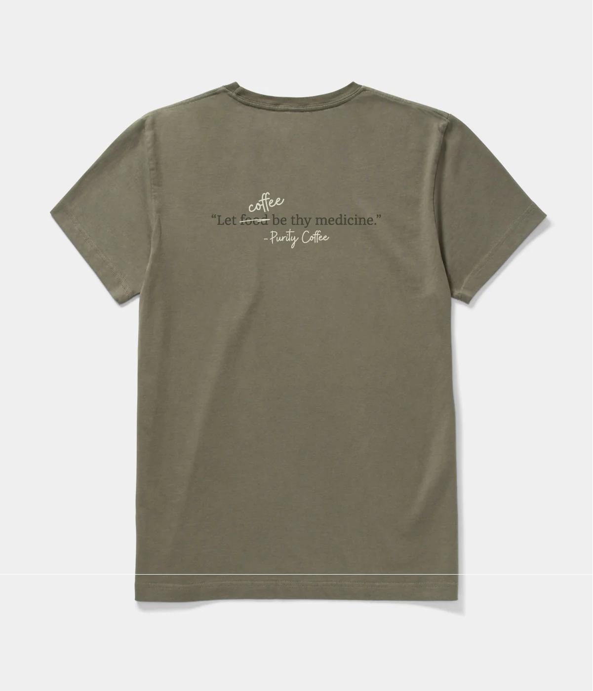 "Let Coffee be thy Medicine" T-Shirt - Image 6
